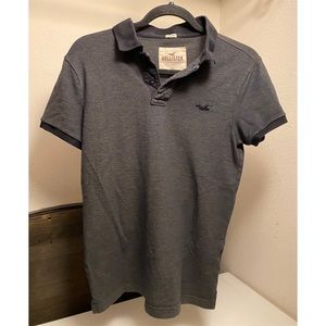 Mens Hollister Black Collared Shirt
